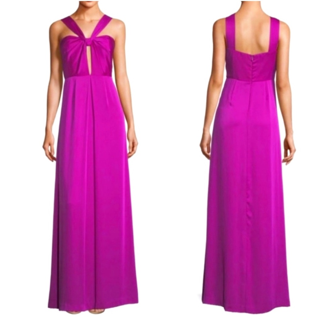 Jill Stuart Keyhole Halter Cutout Dress Size 10